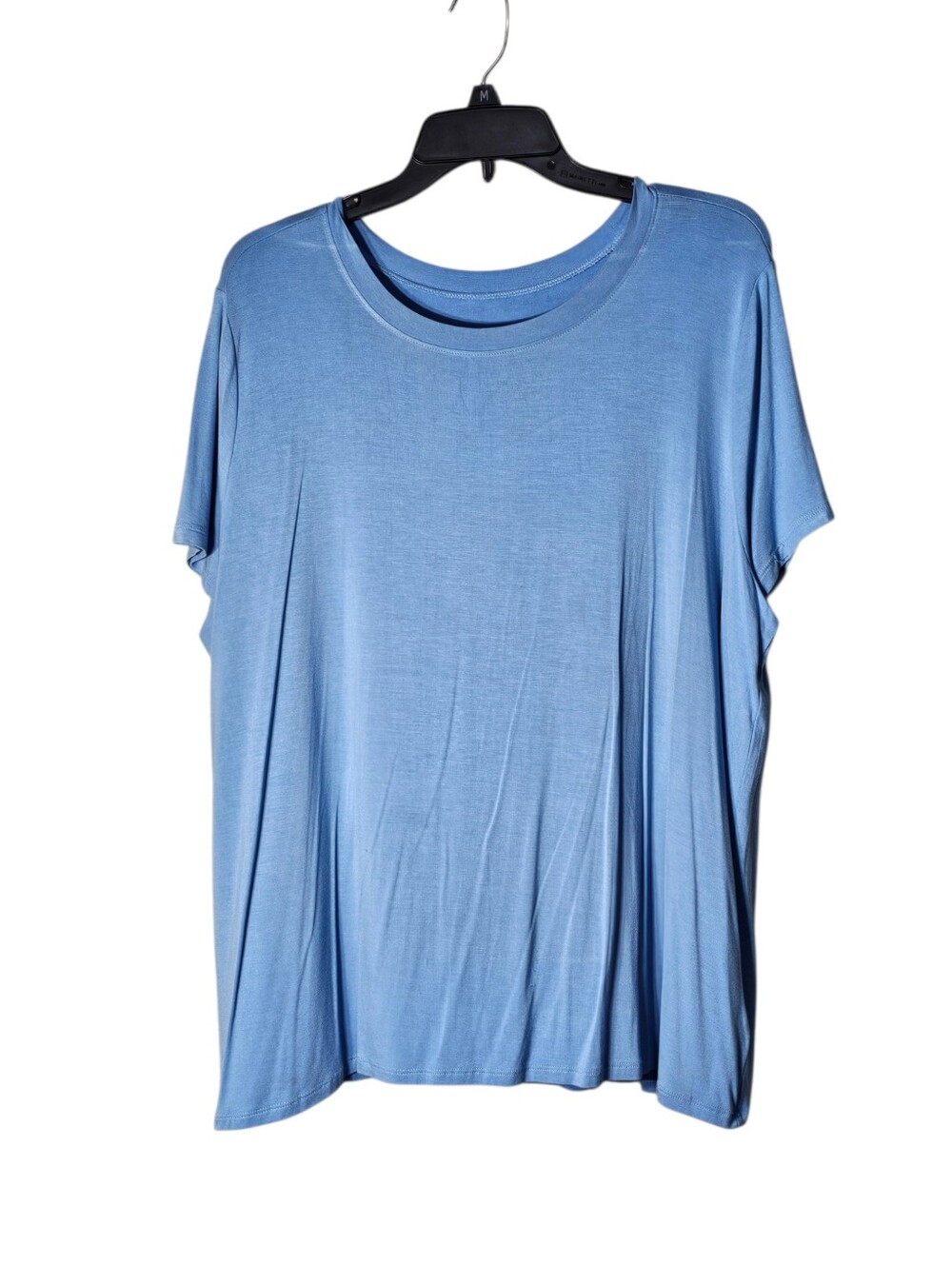 Torrid Super Soft Knit Light Blue Top Short Sleeve Size 2